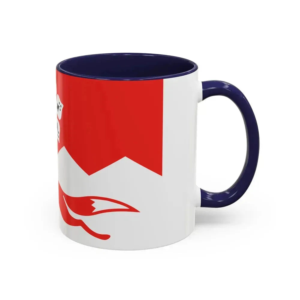 Flag of Leicestershire UK - Accent Coffee Mug - Go Mug Yourself