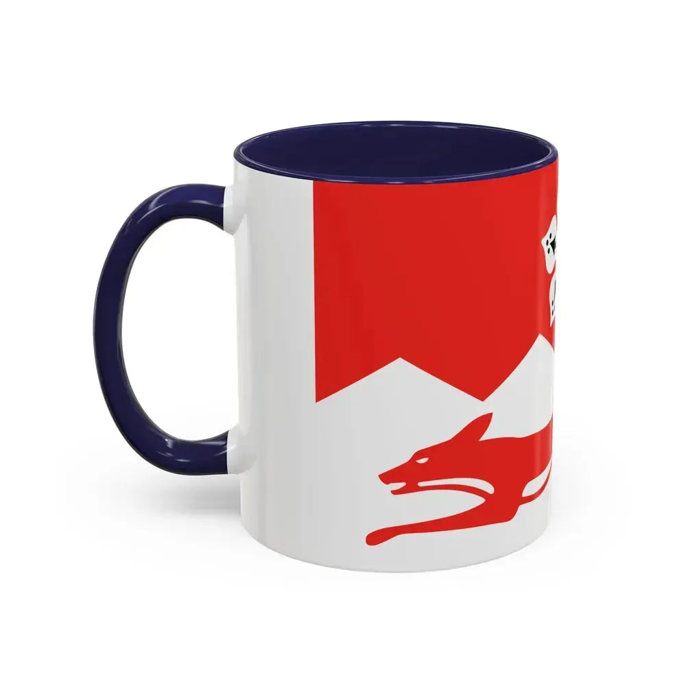 Flag of Leicestershire UK - Accent Coffee Mug - Go Mug Yourself