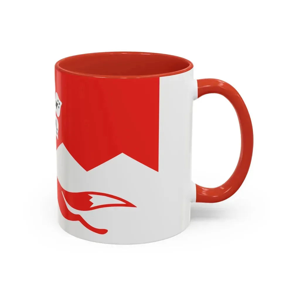 Flag of Leicestershire UK - Accent Coffee Mug - Go Mug Yourself