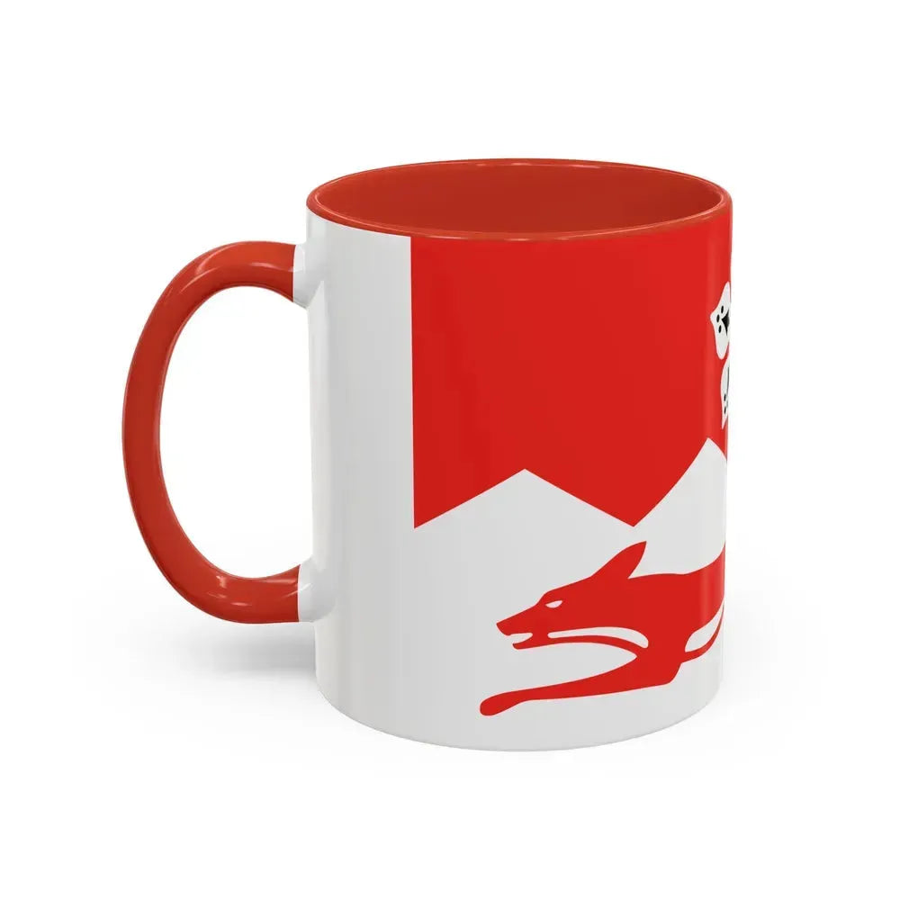 Flag of Leicestershire UK - Accent Coffee Mug - Go Mug Yourself