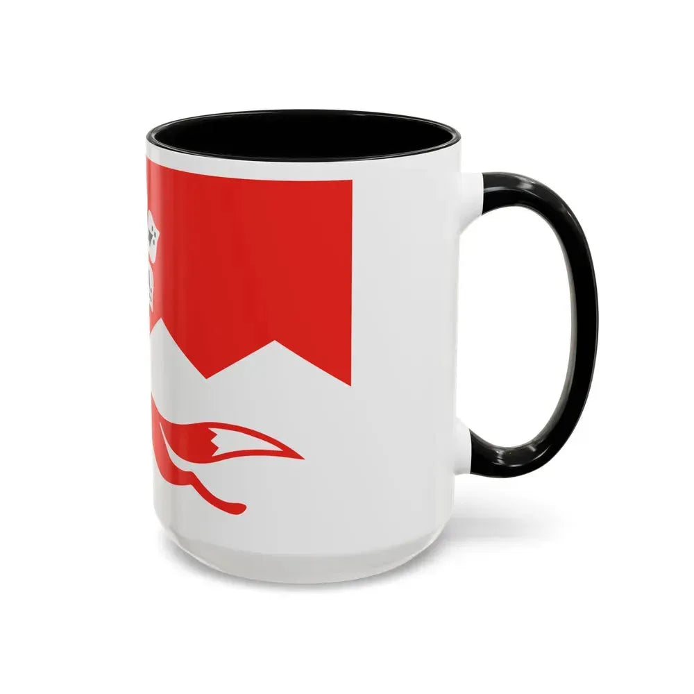 Flag of Leicestershire UK - Accent Coffee Mug - Go Mug Yourself