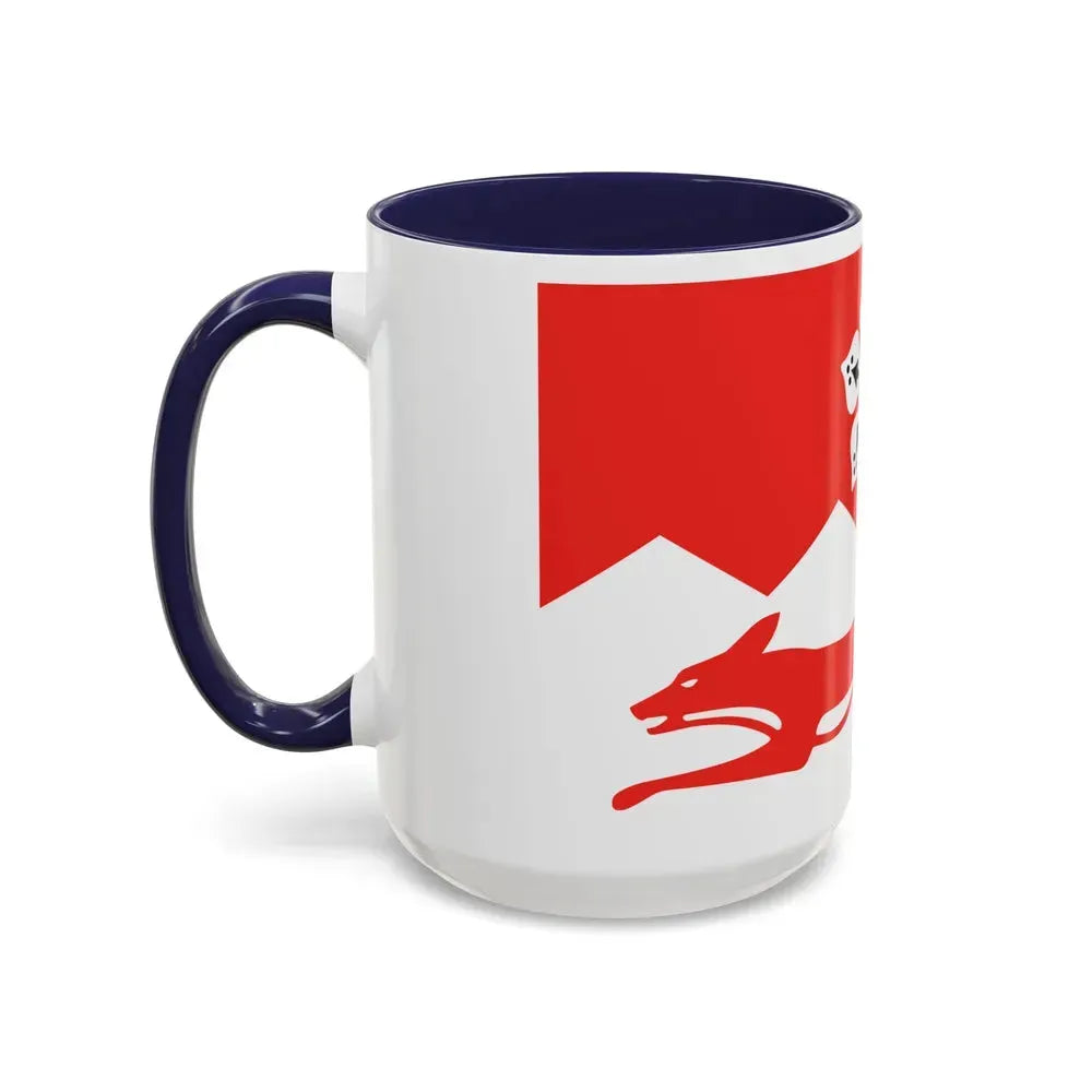 Flag of Leicestershire UK - Accent Coffee Mug - Go Mug Yourself