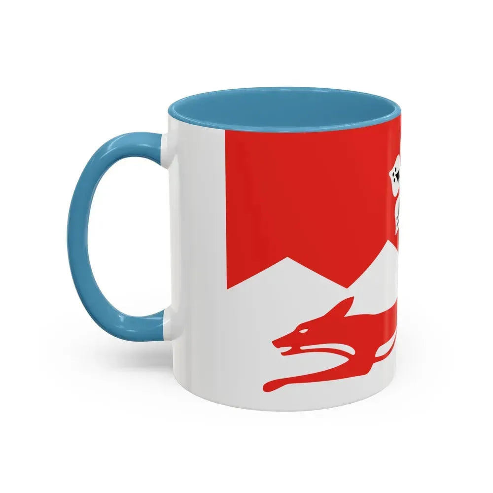 Flag of Leicestershire UK - Accent Coffee Mug - Go Mug Yourself