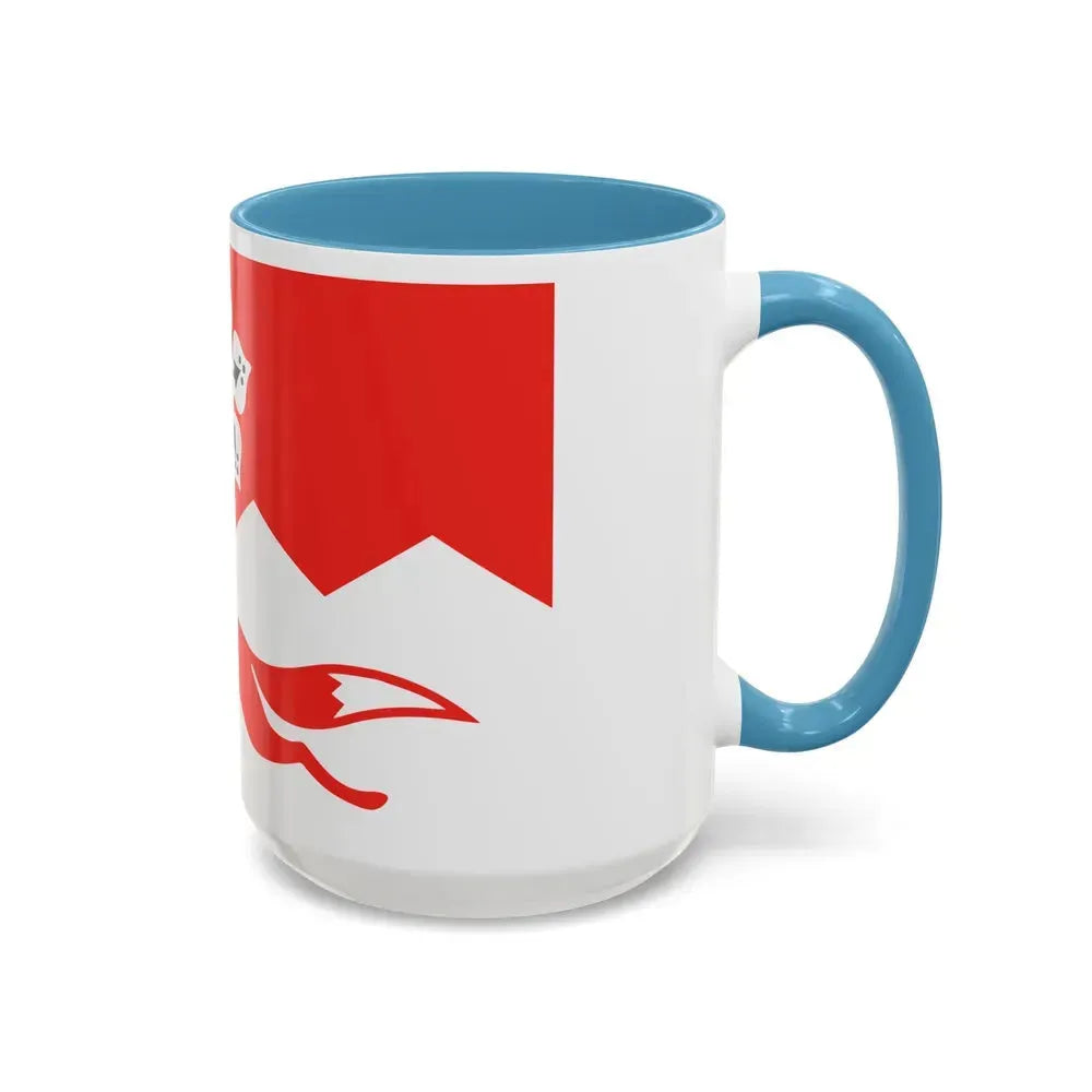 Flag of Leicestershire UK - Accent Coffee Mug - Go Mug Yourself