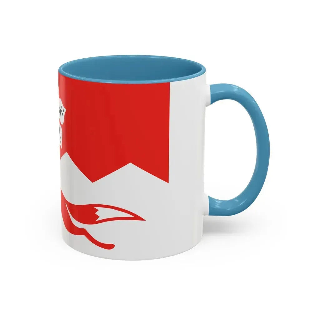 Flag of Leicestershire UK - Accent Coffee Mug - Go Mug Yourself