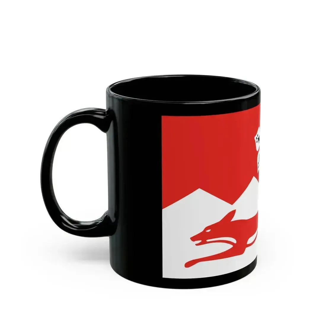 Flag of Leicestershire UK - Black Coffee Mug - Go Mug Yourself