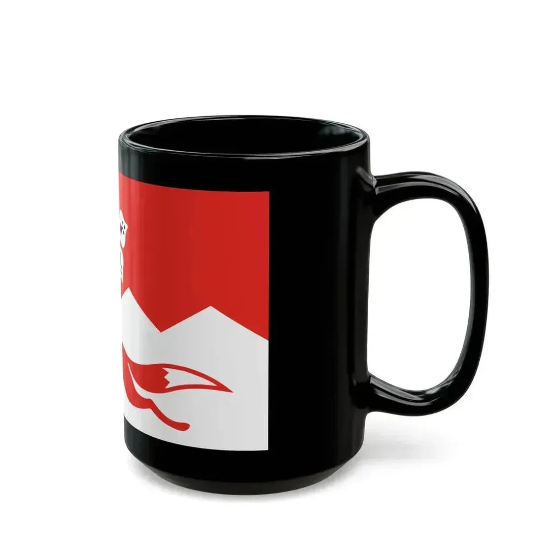 Flag of Leicestershire UK - Black Coffee Mug - Go Mug Yourself