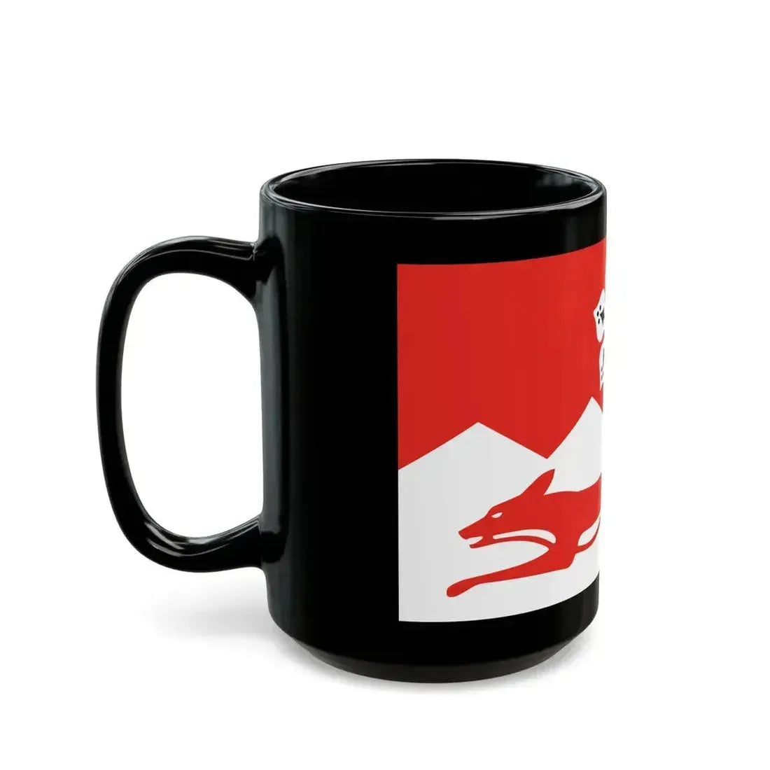 Flag of Leicestershire UK - Black Coffee Mug - Go Mug Yourself