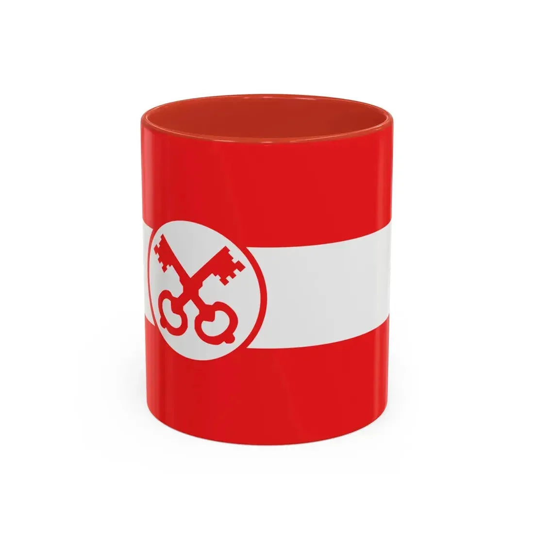 Flag of Leiden The Holland city of the oldest Dutch university Leiden University and Birthplace of Rembrandt Rembrandt Netherlands - Accent Coffee Mug 11oz Red - Go Mug Yourself