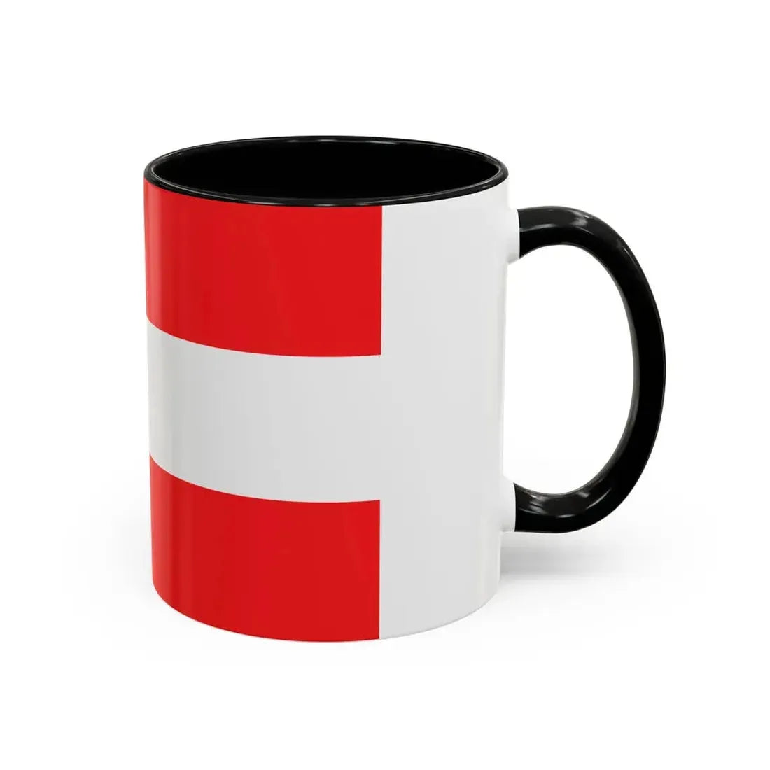 Flag of Leiden The Holland city of the oldest Dutch university Leiden University and Birthplace of Rembrandt Rembrandt Netherlands - Accent Coffee Mug - Go Mug Yourself