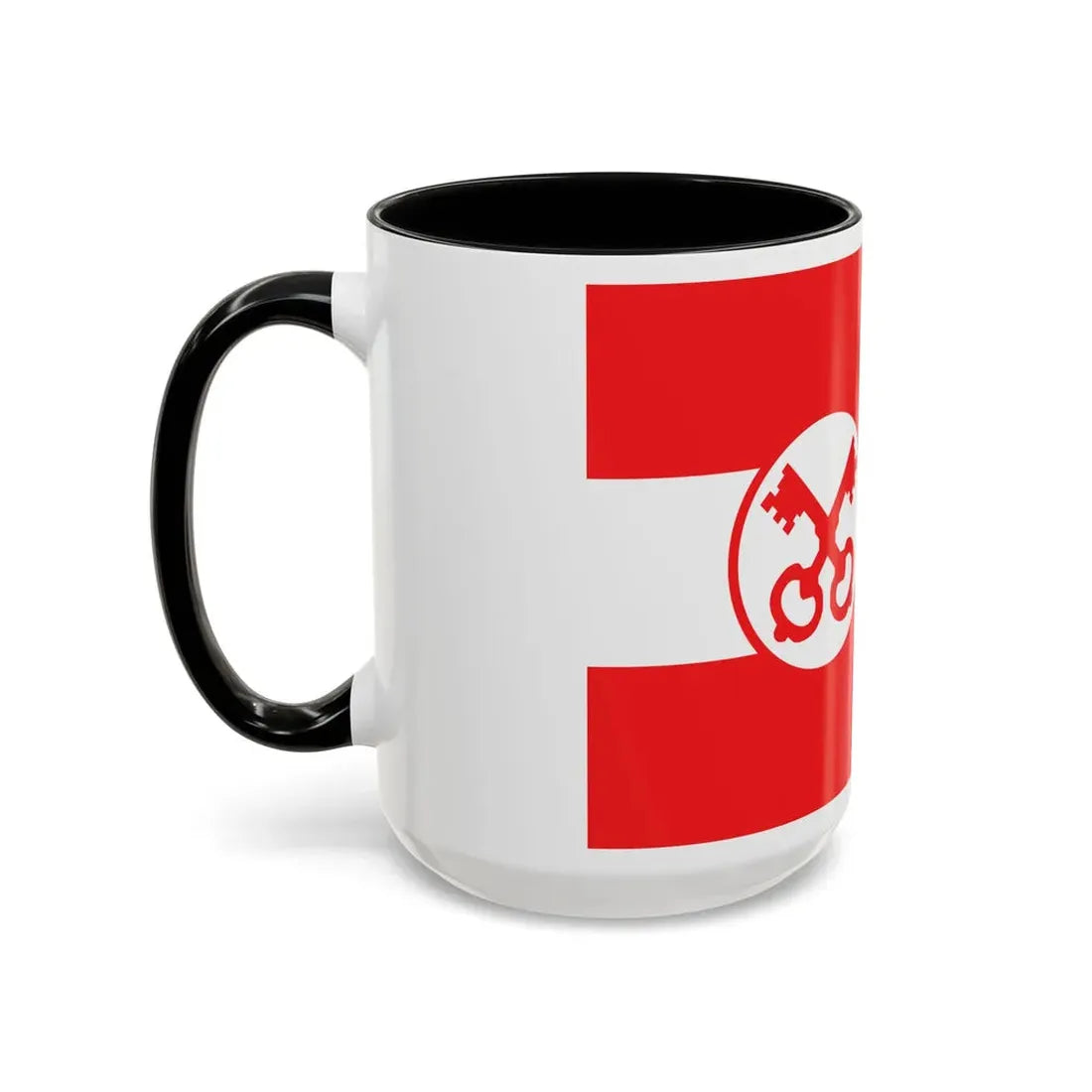 Flag of Leiden The Holland city of the oldest Dutch university Leiden University and Birthplace of Rembrandt Rembrandt Netherlands - Accent Coffee Mug - Go Mug Yourself