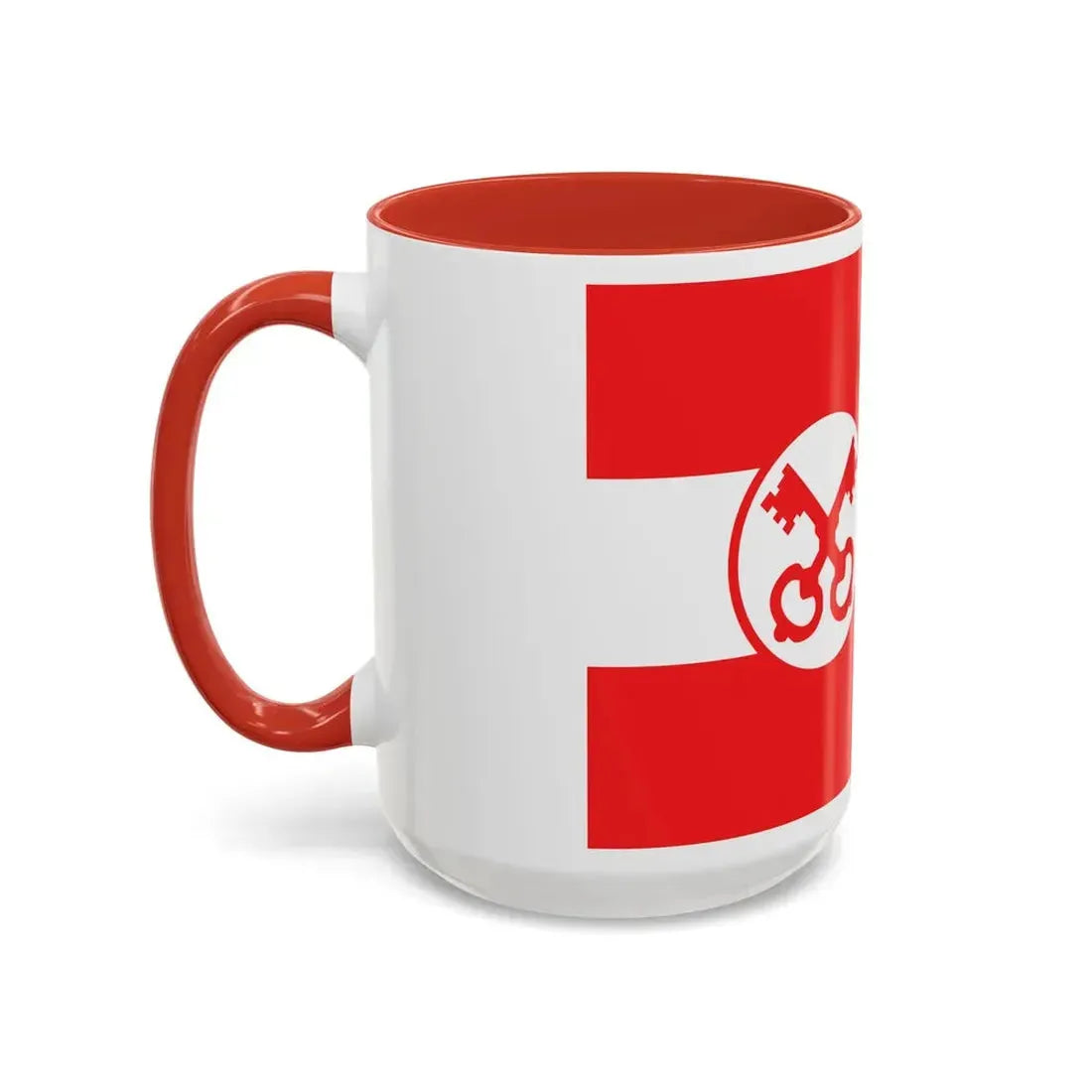 Flag of Leiden The Holland city of the oldest Dutch university Leiden University and Birthplace of Rembrandt Rembrandt Netherlands - Accent Coffee Mug - Go Mug Yourself