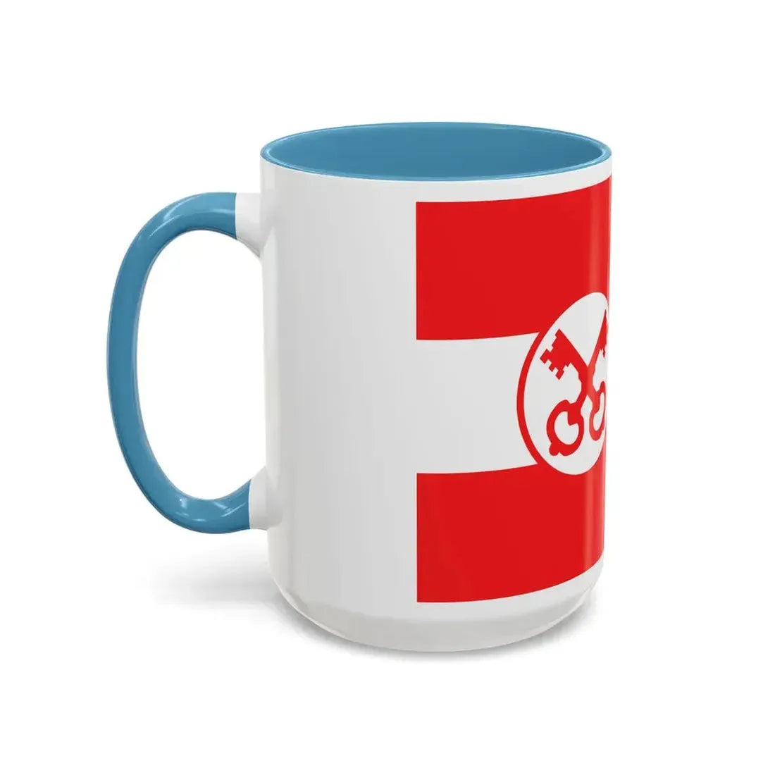 Flag of Leiden The Holland city of the oldest Dutch university Leiden University and Birthplace of Rembrandt Rembrandt Netherlands - Accent Coffee Mug - Go Mug Yourself