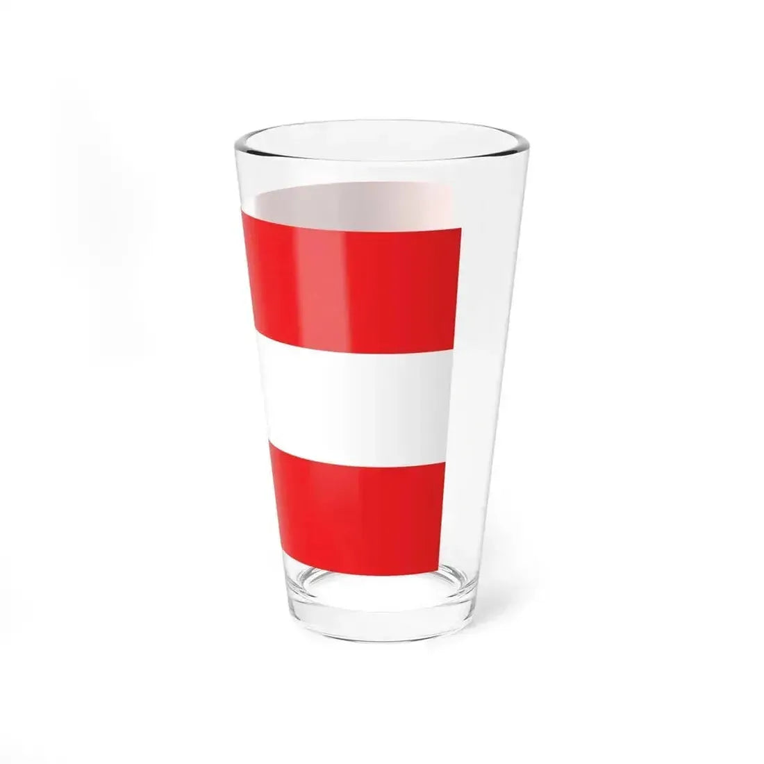 Flag of Leiden The Holland city of the oldest Dutch university Leiden University and Birthplace of Rembrandt Rembrandt Netherlands - Pint Glass 16oz - Go Mug Yourself