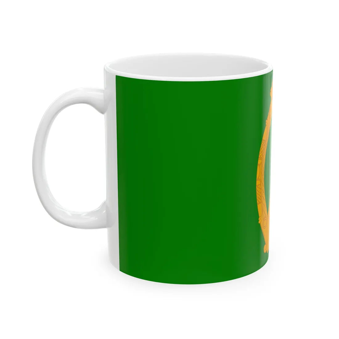 Flag of Leinster bright (Ireland) White Coffee Mug - Go Mug Yourself