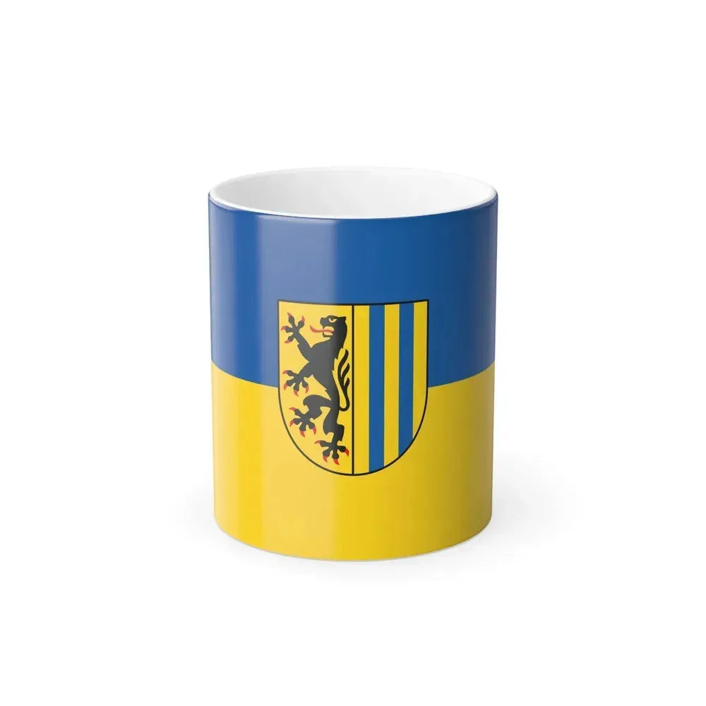 Flag of Leipzig 2 Germany - Color Changing Coffee Mug 11oz - Go Mug Yourself