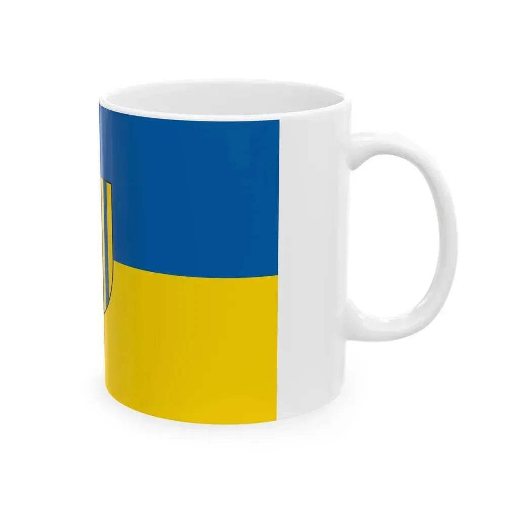 Flag of Leipzig 2 Germany - White Coffee Mug - Go Mug Yourself