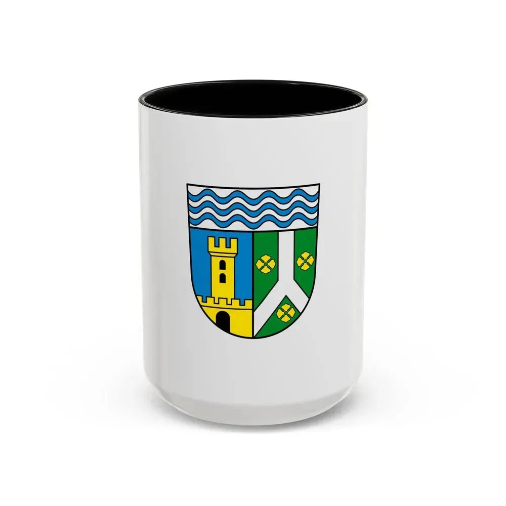 Flag of Leipzig Germany - Accent Coffee Mug 15oz Black - Go Mug Yourself