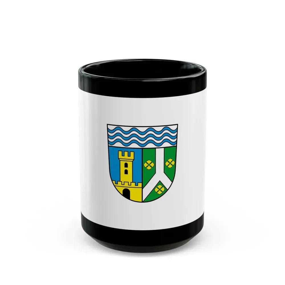 Flag of Leipzig Germany - Black Coffee Mug 15oz - Go Mug Yourself