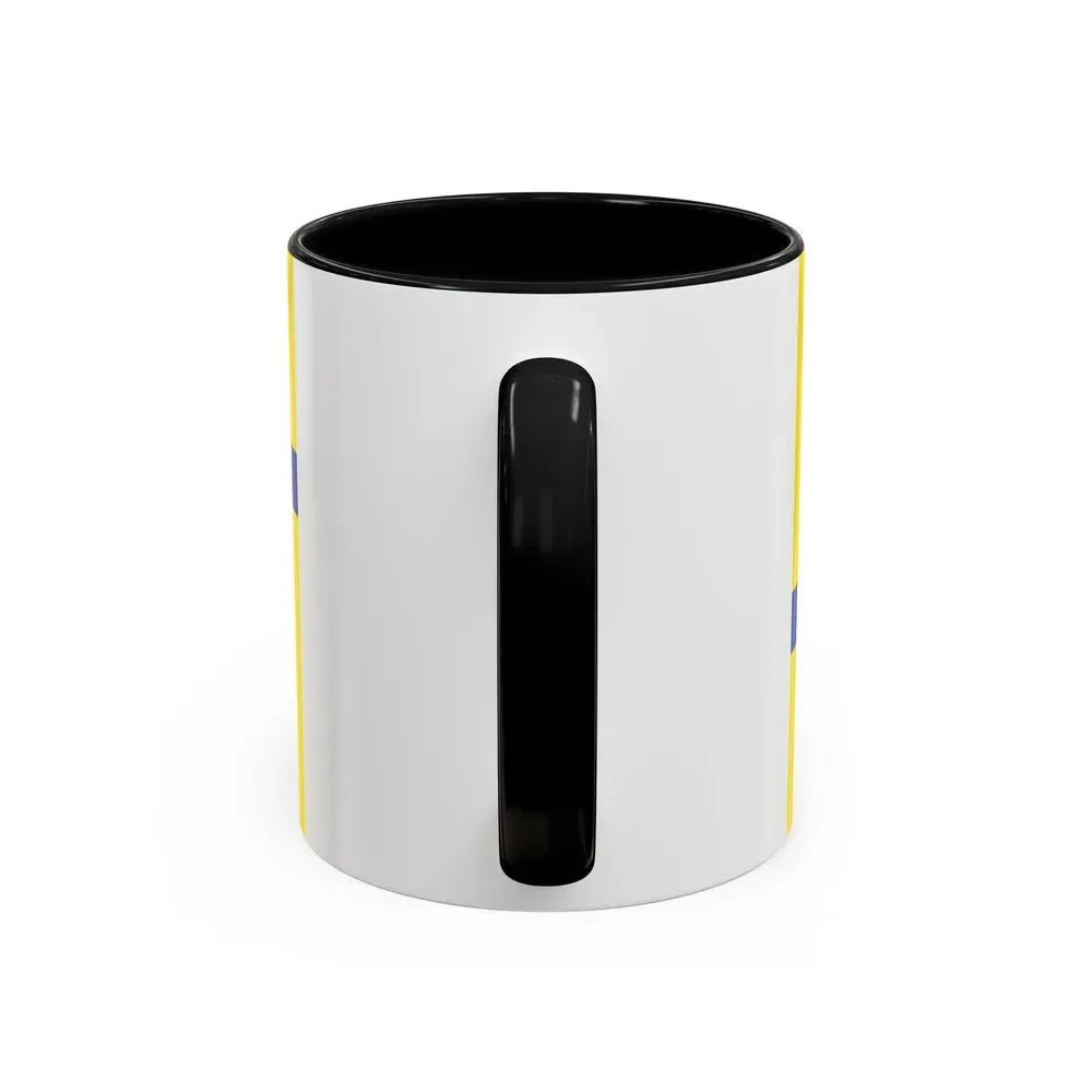 Flag of Lelystad the capital of the province of Flevoland Netherlands - Accent Coffee Mug - Go Mug Yourself