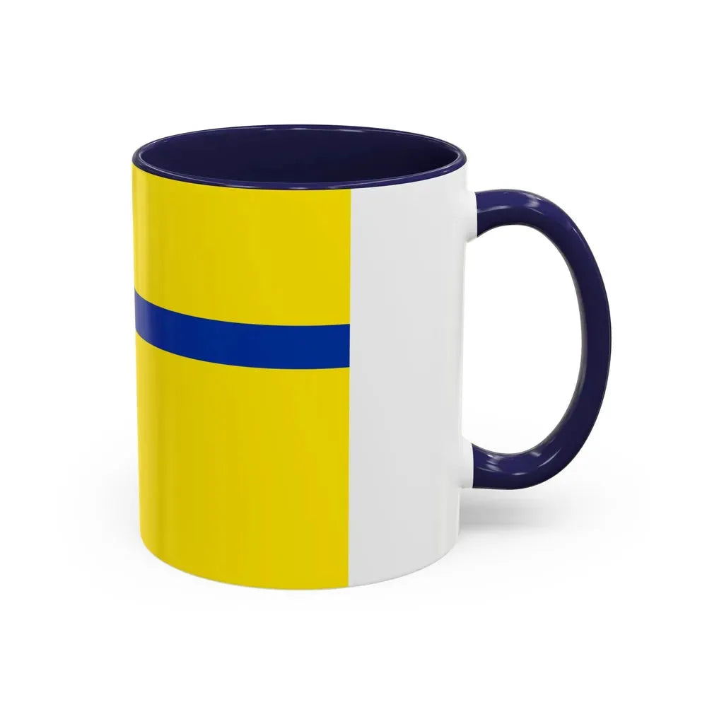 Flag of Lelystad the capital of the province of Flevoland Netherlands - Accent Coffee Mug - Go Mug Yourself
