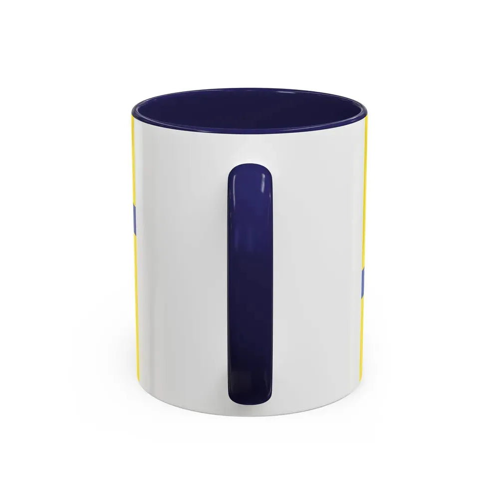 Flag of Lelystad the capital of the province of Flevoland Netherlands - Accent Coffee Mug - Go Mug Yourself