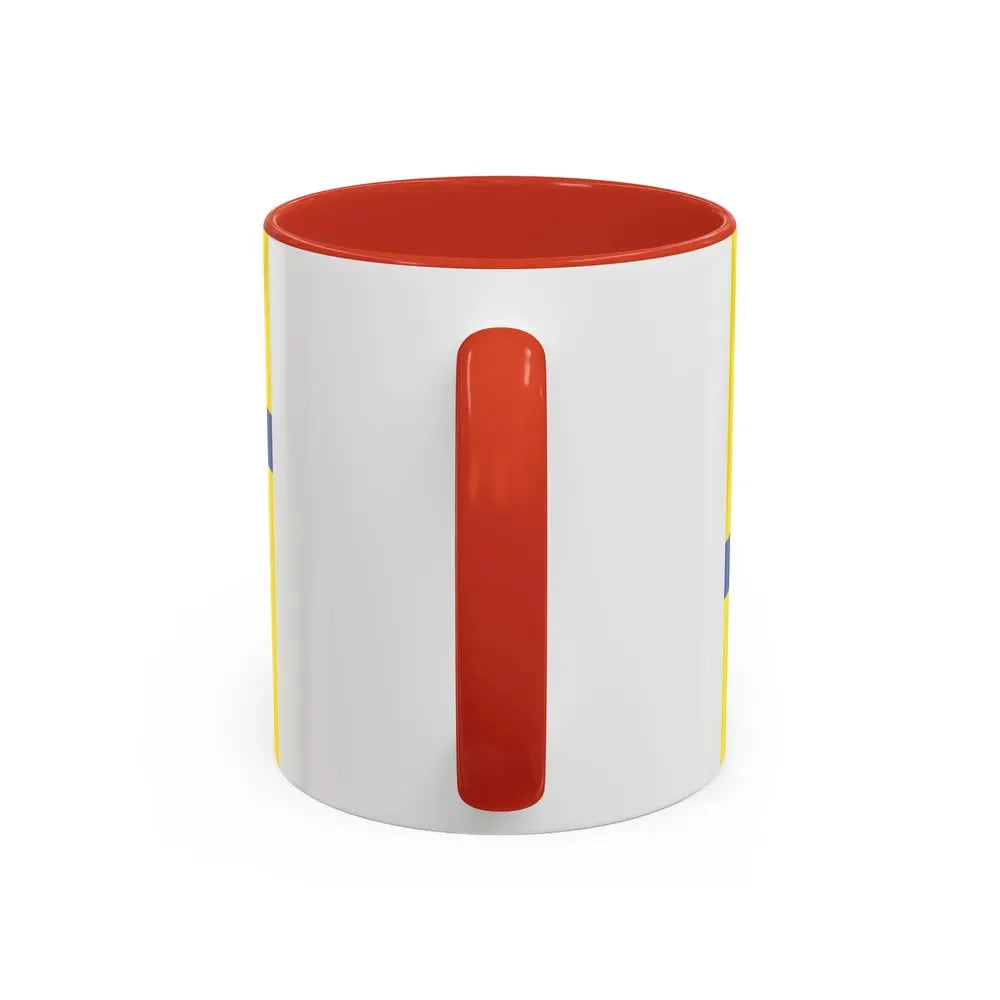 Flag of Lelystad the capital of the province of Flevoland Netherlands - Accent Coffee Mug - Go Mug Yourself