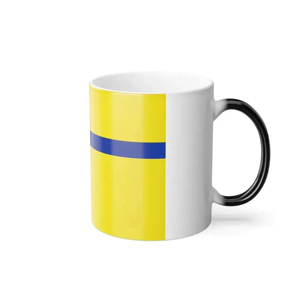 Flag of Lelystad the capital of the province of Flevoland Netherlands - Color Changing Coffee Mug - Go Mug Yourself