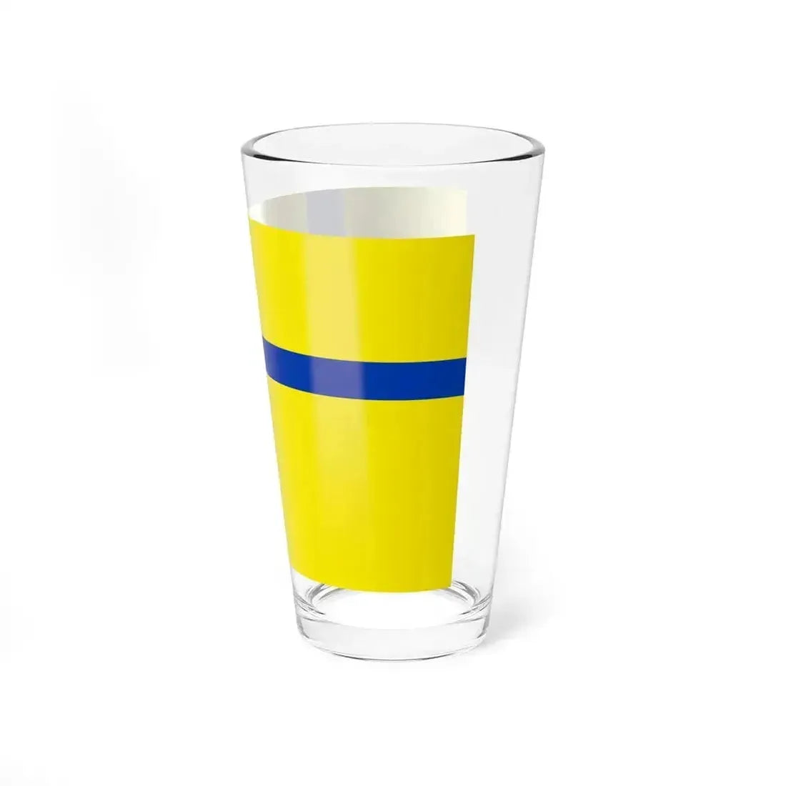 Flag of Lelystad the capital of the province of Flevoland Netherlands - Pint Glass 16oz - Go Mug Yourself