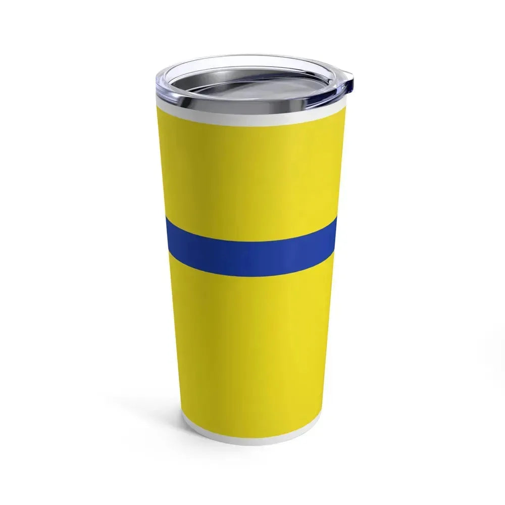 Flag of Lelystad the capital of the province of Flevoland Netherlands - Tumbler 20oz - Go Mug Yourself