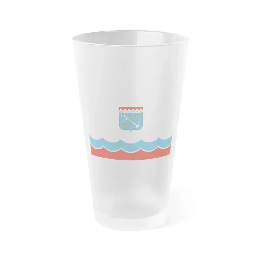 Flag of Leningrad Oblast Russia - Frosted Pint Glass 16oz 16oz Frosted - Go Mug Yourself