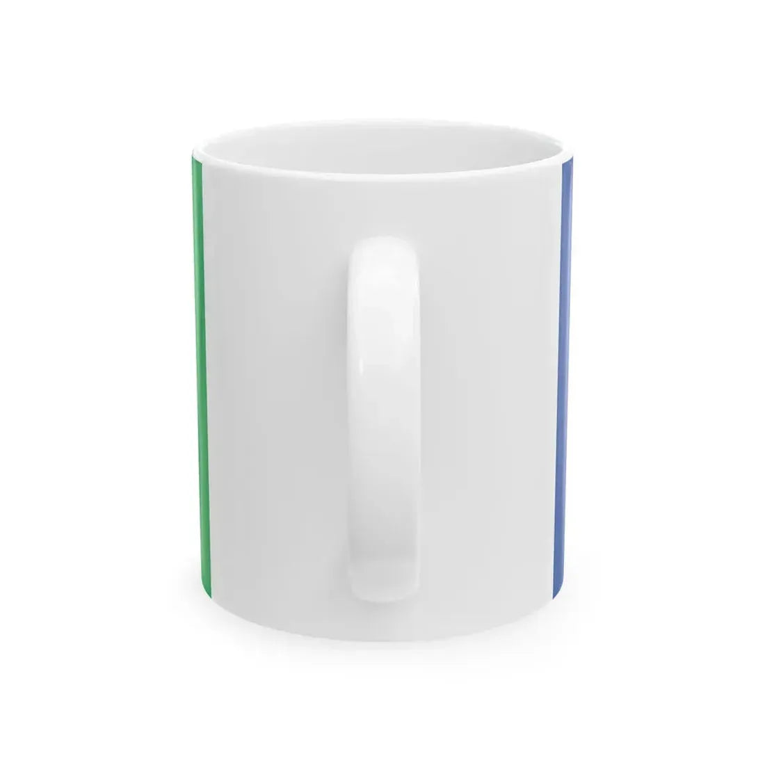 Flag of Lentekhi Municipality (Georgia) White Coffee Mug - Go Mug Yourself