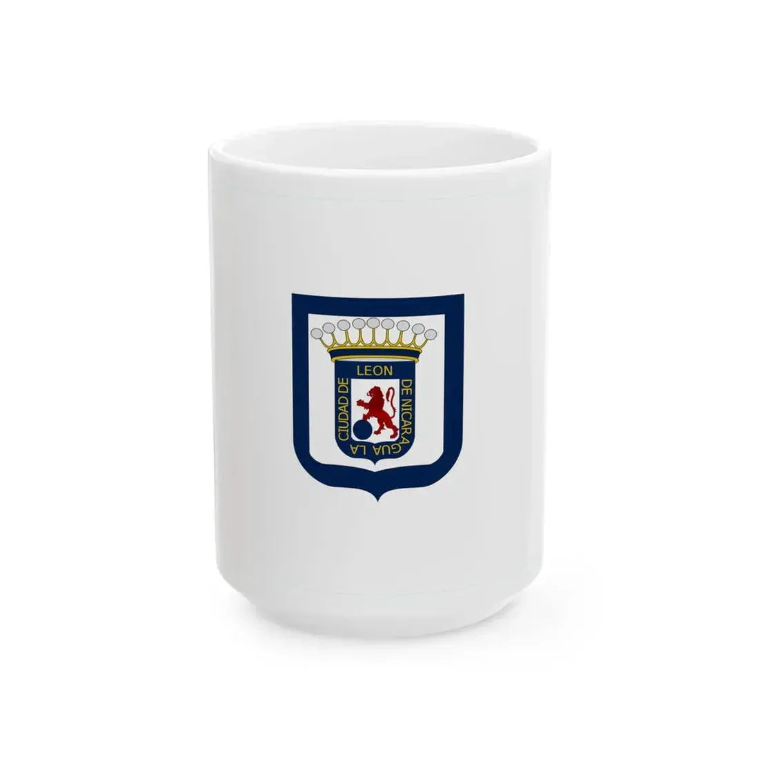Flag of Leon Nicaragua (Nicaragua) White Coffee Mug 15oz - Go Mug Yourself