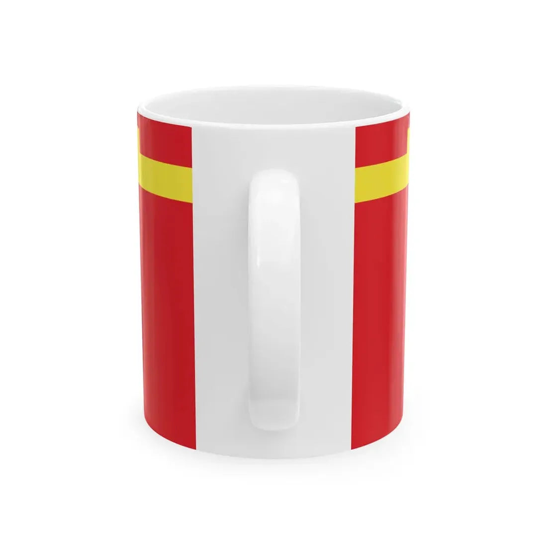 Flag of Lepiel Belarus (Belarus) White Coffee Mug - Go Mug Yourself