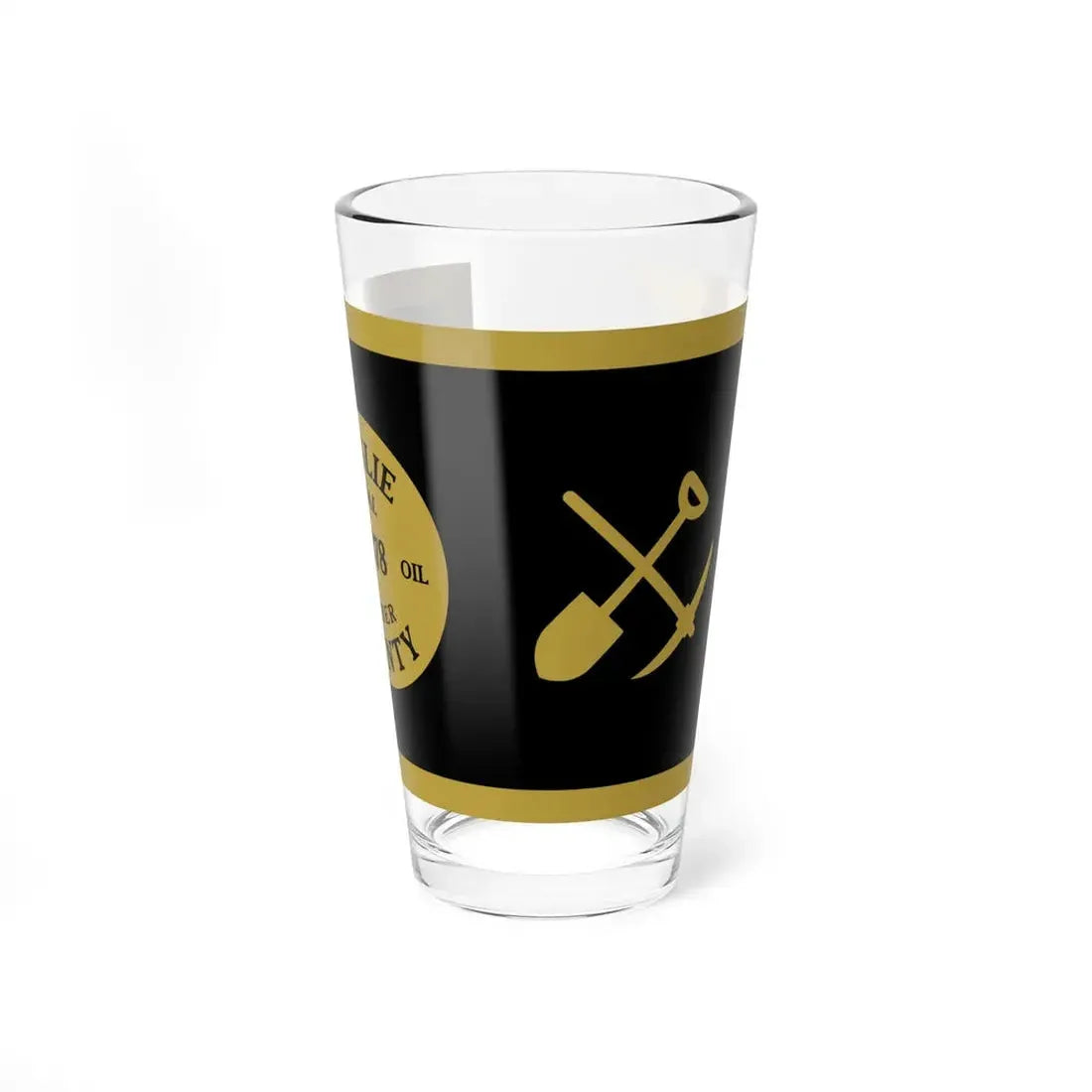 Flag of Leslie County Kentucky (United States) Pint Glass 16oz 16oz - Go Mug Yourself