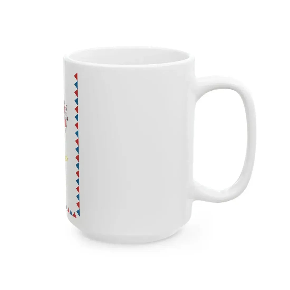 Flag of Letavertes vertical (Hungary) White Coffee Mug - Go Mug Yourself