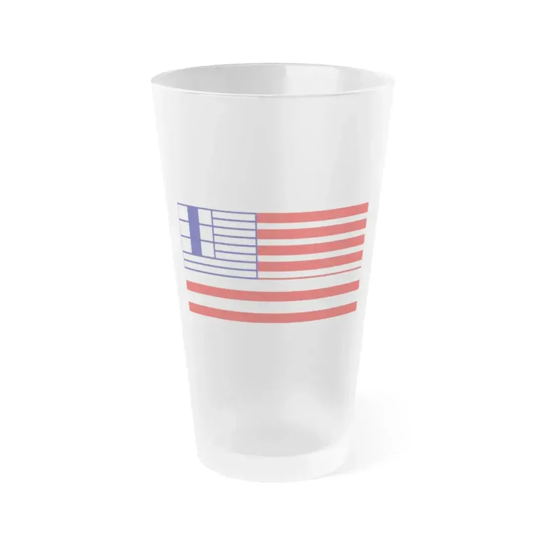 Flag of Lethbridge Canada - Frosted Pint Glass 16oz 16oz Frosted - Go Mug Yourself