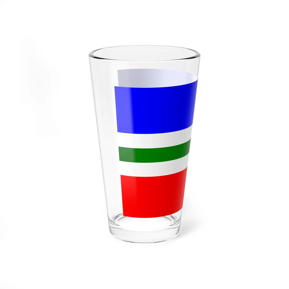 Flag of Letychiv raion (Ukraine) Pint Glass 16oz - Go Mug Yourself