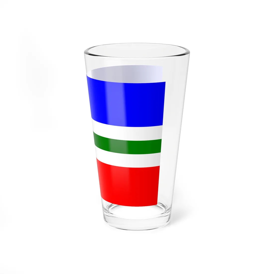 Flag of Letychiv raion (Ukraine) Pint Glass 16oz - Go Mug Yourself