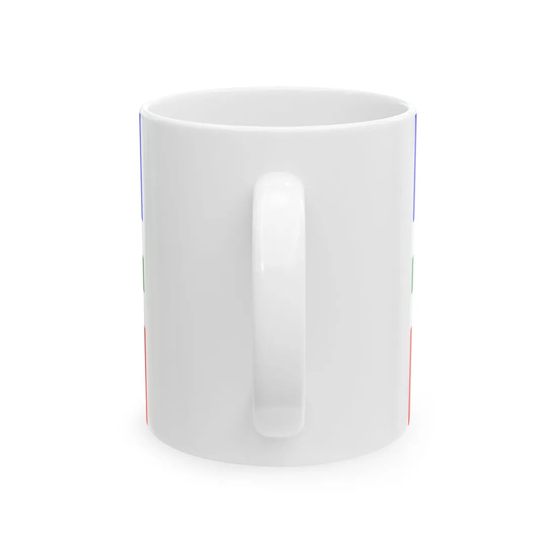 Flag of Letychiv raion (Ukraine) White Coffee Mug - Go Mug Yourself