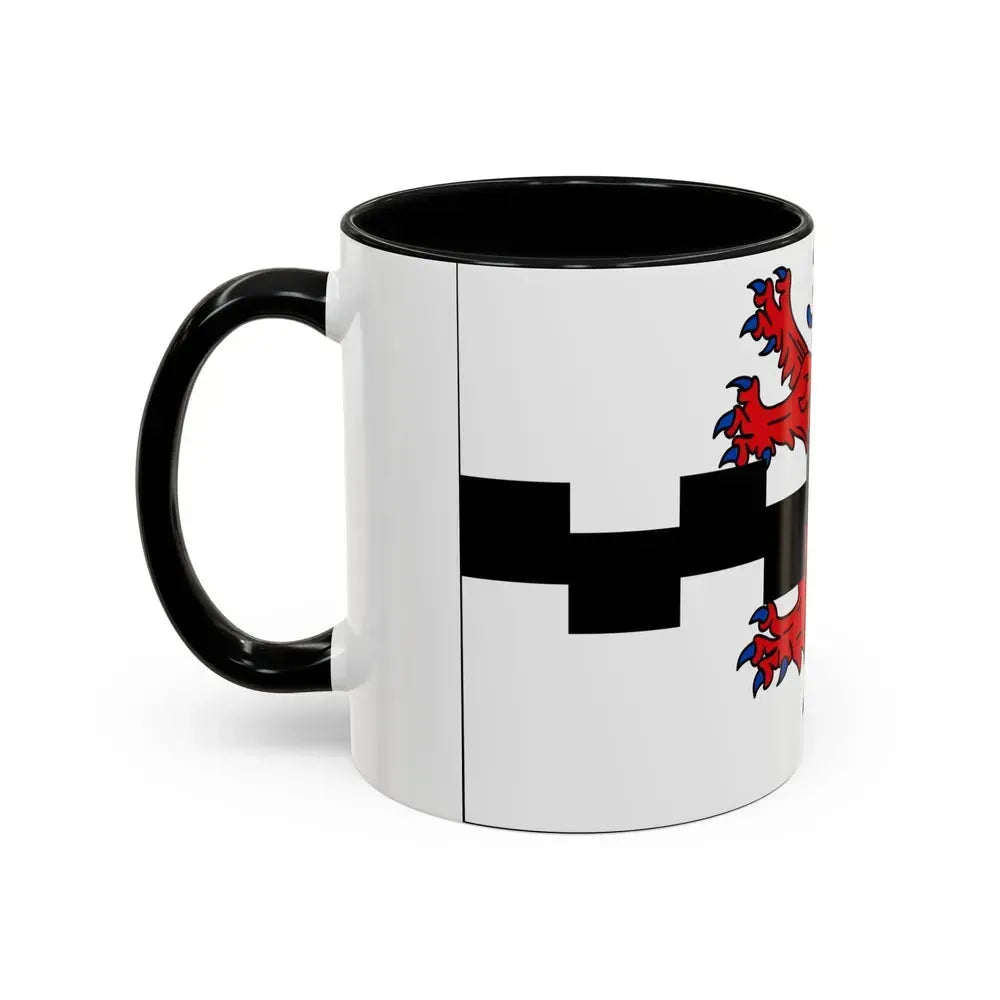 Flag of Leverkusen Germany - Accent Coffee Mug - Go Mug Yourself