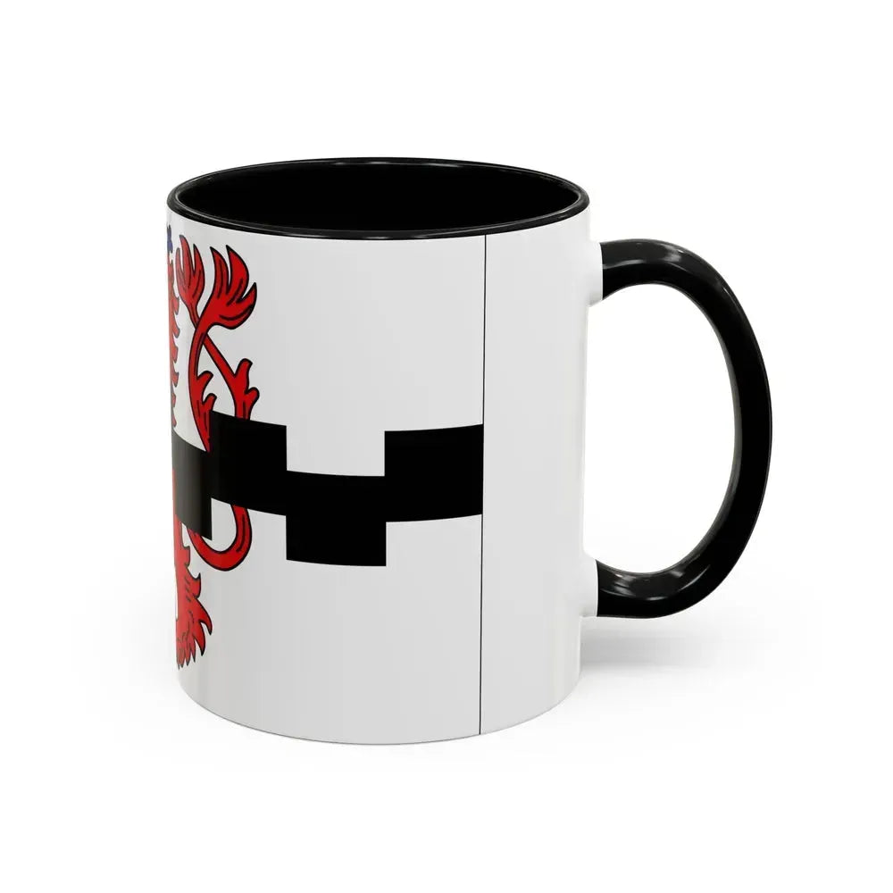 Flag of Leverkusen Germany - Accent Coffee Mug - Go Mug Yourself