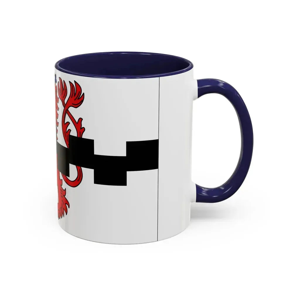 Flag of Leverkusen Germany - Accent Coffee Mug - Go Mug Yourself