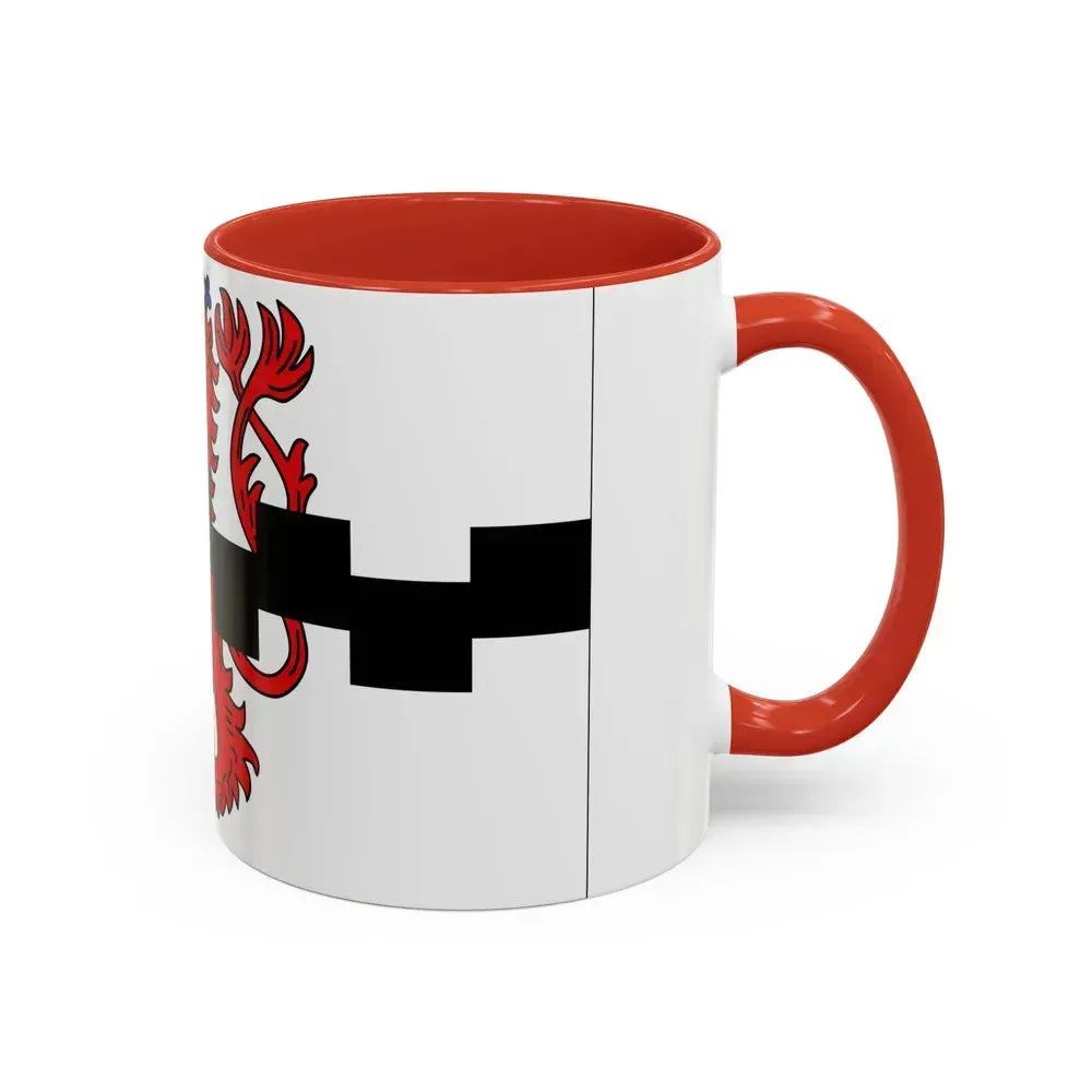 Flag of Leverkusen Germany - Accent Coffee Mug - Go Mug Yourself