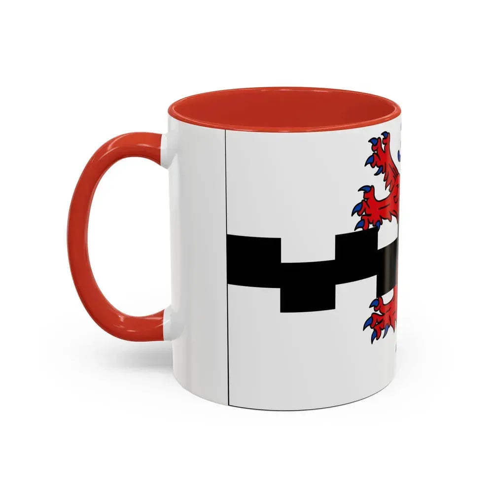 Flag of Leverkusen Germany - Accent Coffee Mug - Go Mug Yourself