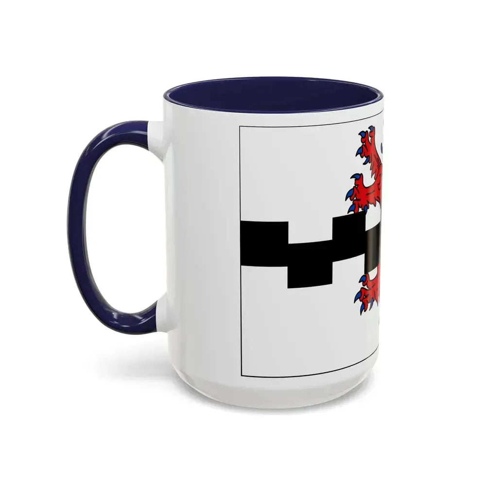 Flag of Leverkusen Germany - Accent Coffee Mug - Go Mug Yourself