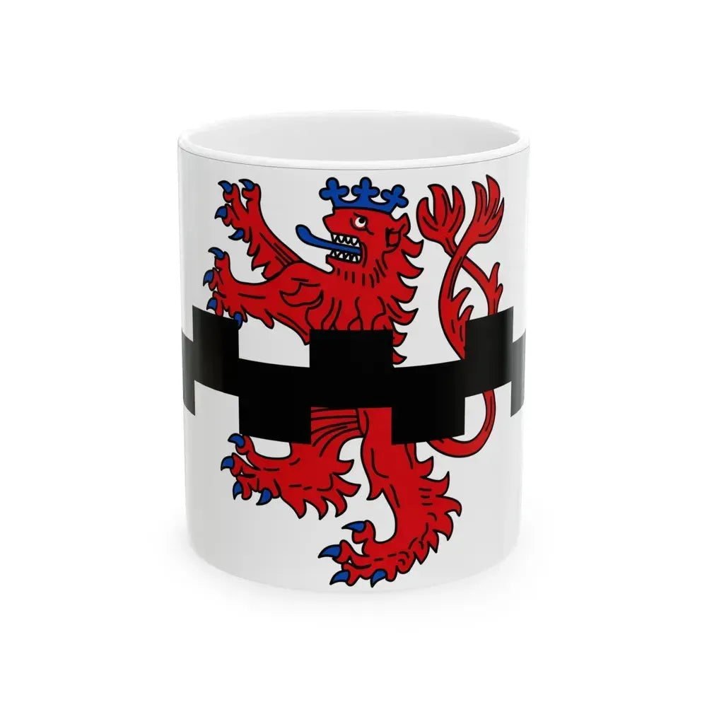 Flag of Leverkusen Germany - White Coffee Mug 11oz - Go Mug Yourself