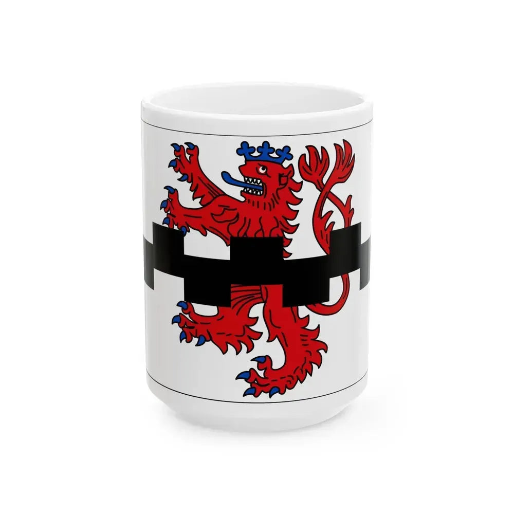Flag of Leverkusen Germany - White Coffee Mug 15oz - Go Mug Yourself