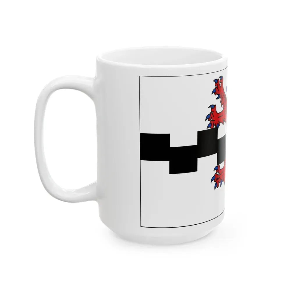 Flag of Leverkusen Germany - White Coffee Mug - Go Mug Yourself
