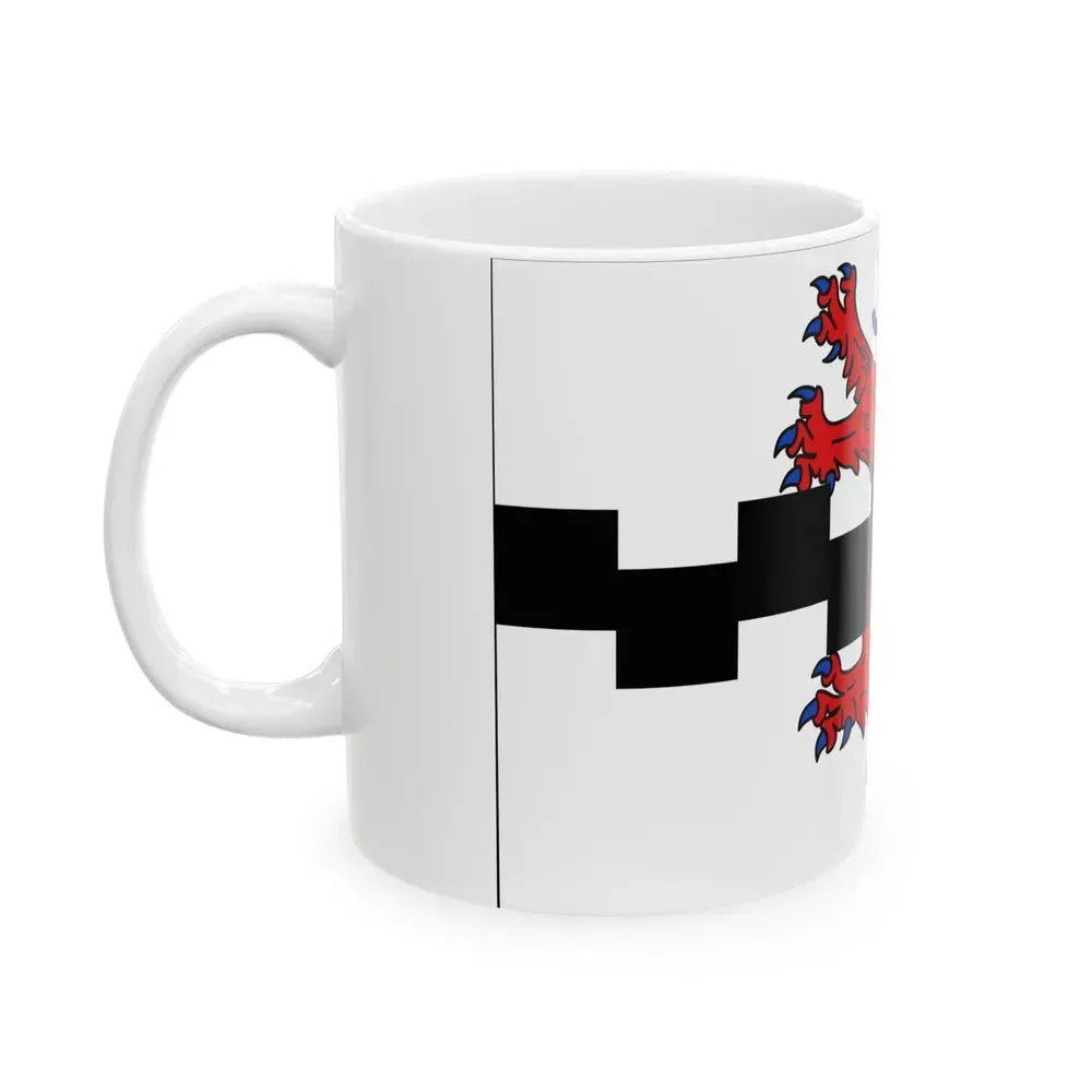 Flag of Leverkusen Germany - White Coffee Mug - Go Mug Yourself